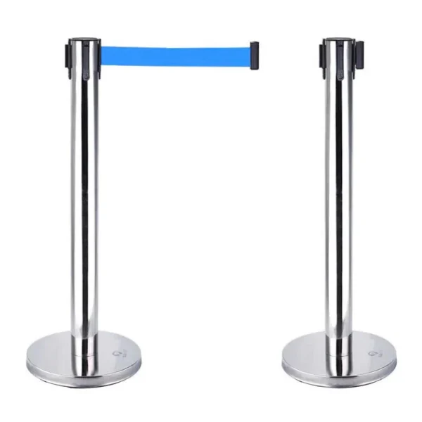 cột chắn inox căng dây 90cm